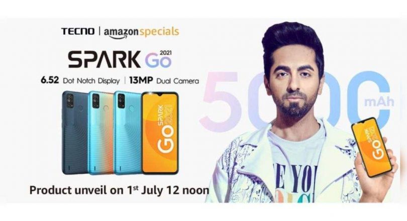 Tecno Spark Go 2021 is registered with Amazon, to be launched on July 1