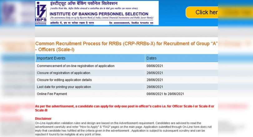 The IBPS RRB 2021 application process ends today; Applies to group A and B posts here