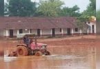 Mangaluru: part of the school field is now a rice field
