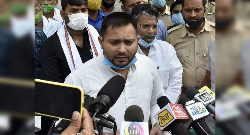 Tejashwi RJD reaches Chirag Paswan, again
