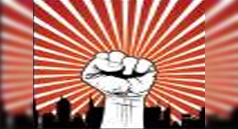 Hazaribag: AMBA protest supports the agitator held for 'Stones Stones' in the police