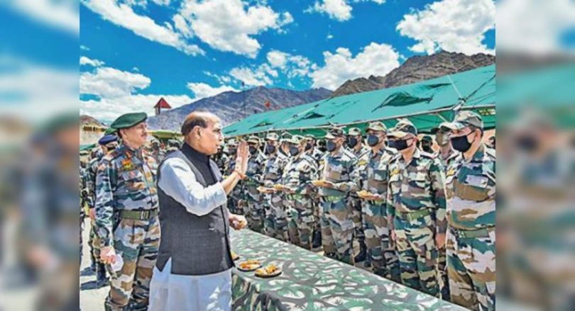 Talk immediately with Ladakh Netas in the political process: Rajnath Singh