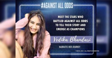 #Againstallodds! Vedika on his way