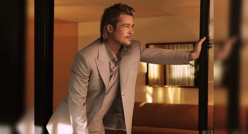 Brad Pitt looks NECIS in BRIONI SETTINGS