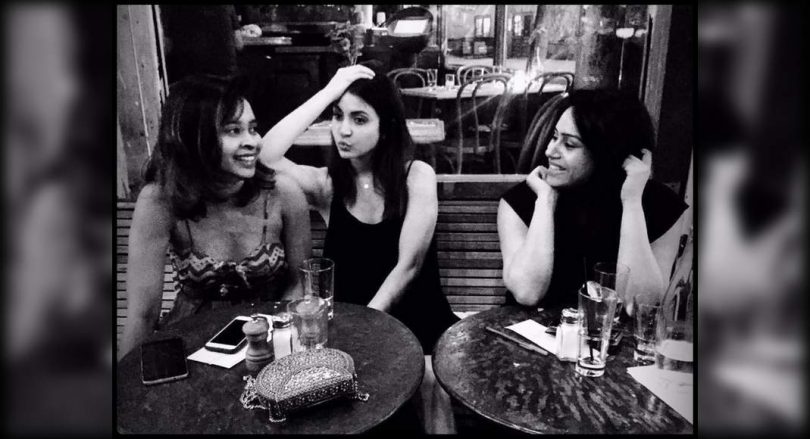 Anushka posted an invisible photo with her girl gang