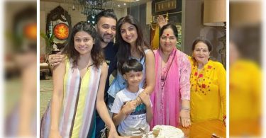 In the picture of the shilpa-raj bungalow