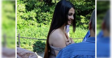 Pic bts aishwarya from shooting into viral