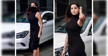 Nora threw a spell in her black dress