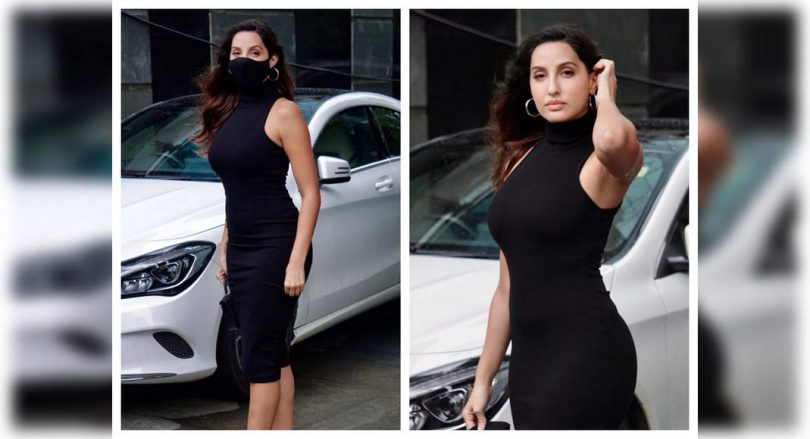 Nora threw a spell in her black dress