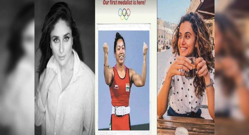 Olympics: Celebs Cheer for Mirabai Chanu