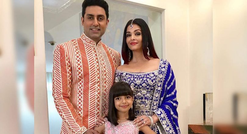 Aaradhya stands as high as Ash-Abhishek