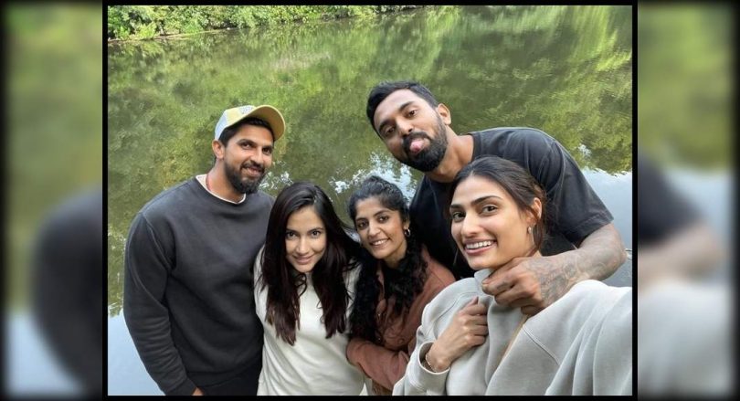 The first picture of athiya-kl rahul from London