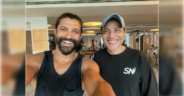 Samir Jaura at Farhan's training for 'Tofaan'