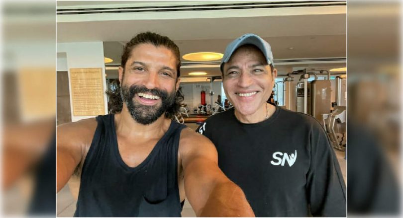 Samir Jaura at Farhan's training for 'Tofaan'