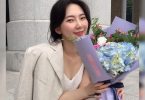 Kwon Mina in the hospital after a suicide attempt