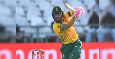 FAF DU PLESSIS from the beginning of hundred matches because of the effects of survival from concussion