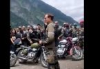 'When the army commander leads from the front ...': Troops sharing a bicycle rally video dedicated to cargil martyrs