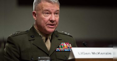 US General Kenneth McKenzie vowed to continue air strikes that support Afghan forces