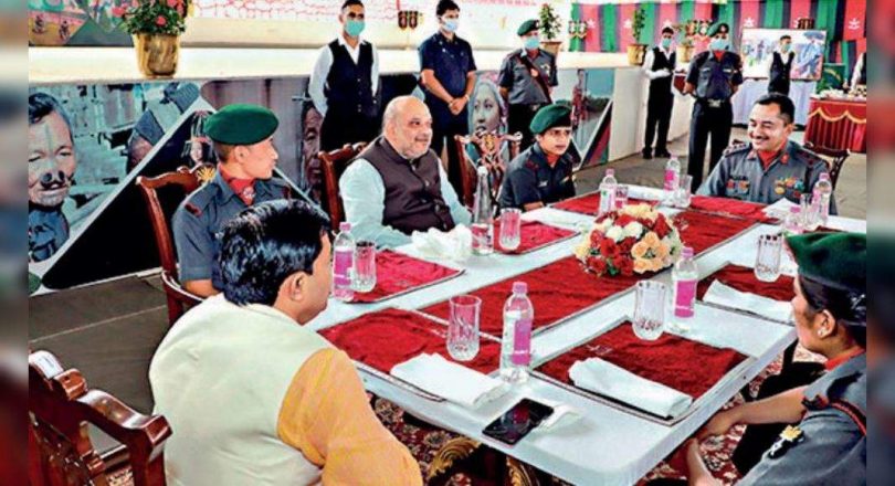 Amit Shah launched the water supply in what was once the 'brasted place'