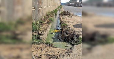 'Drain under the flyover is clogged with waste'