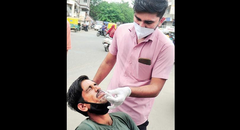 Corona Case Drop in Ahmedabad, Gujarat