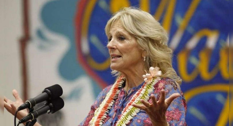 Jill Biden called who was not vaccinated in Hawaii to get a shot