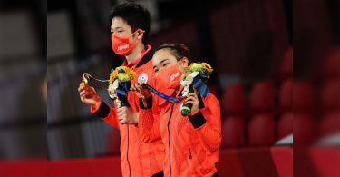 Japanese Stun China to win the golden Olympic Gold Tennis Table