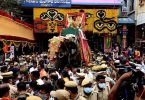 K'taka jumbo takes part in the bonalu procession