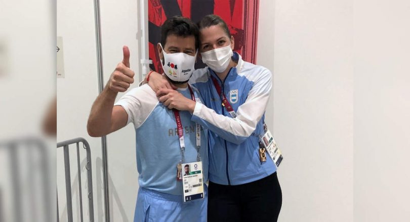 Watch: Argentina Fencer received a wedding proposal in front of a TV camera