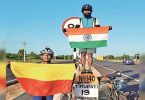 Duo from mysuru cycle 1,000 kilometers to spread Covid-19 consciousness