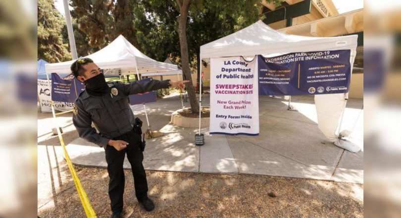 California requires a vaccine or testing for state workers