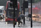 London Cleaning After Flash Flooding Drenches Homes, Subway