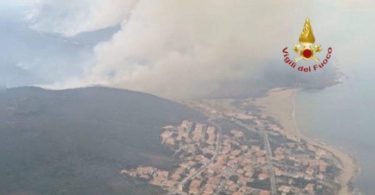 900 evacuated in Sardinia wildfires; Greece, France sent help