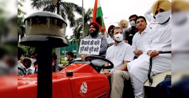 Rahul Gandhi drove a tractor to Parliament, looking for scrapping from agricultural law