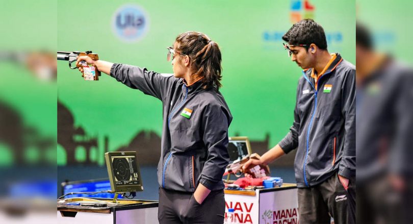 Manu, Saurabh failed to enter the final of the 10M AP mixed team