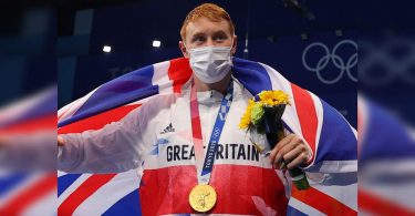 Tom Dean won gold in a 200m men's free style