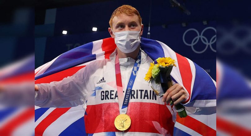 Tom Dean won gold in a 200m men's free style
