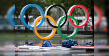 Tropical storm near Japan, disturbing the Tokyo Olympics
