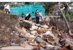 Goa: Steps of the Sernabatim Beach are reduced to debris