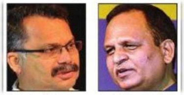 Minister of Power Goa Nilesh Cabral, Satyendar AAP Jain Spar More than 24x7 Power for Goa