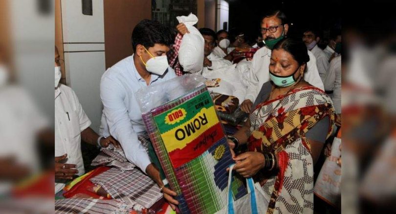 Kalyan: MP Shrikant Shinde distributes food, household items for flood-affected people