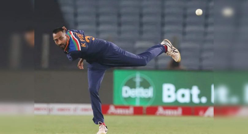 Covid + Ve Krunal from the Ind-SL series with 7-day isolation