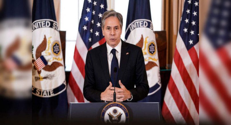 Blinken Reduces Vandalism Swastika in the Department of Foreign Affairs Lift