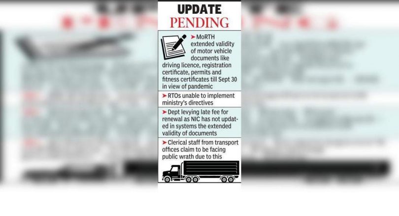 Mort expands validity but motorists who pay a fine for full documents