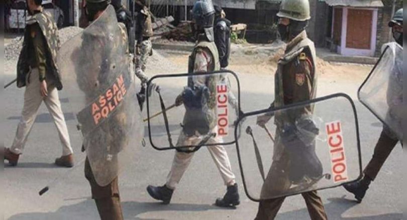 After reinforcing, calm down at the border; Police Assam moved back, CRPF on the disputed site