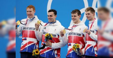 Tokyo 2020: English Wins Men's 4x200m Freestyle Relay Gold