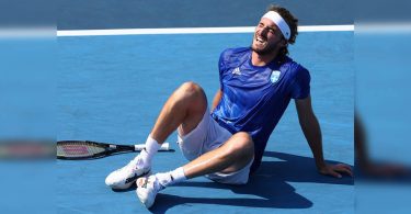 Stefanos tsitipas limp was beaten by Ugo Humbert in the third round