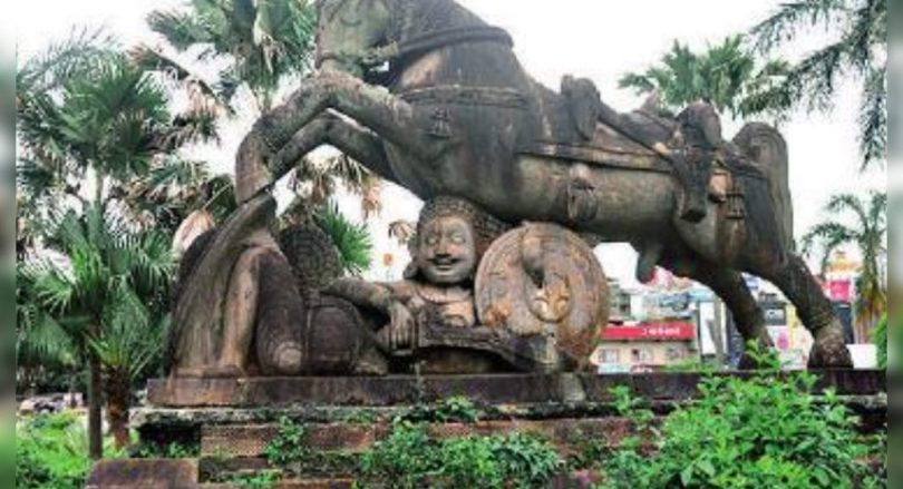 The Odisha government decided not to shift the warrior horse statue