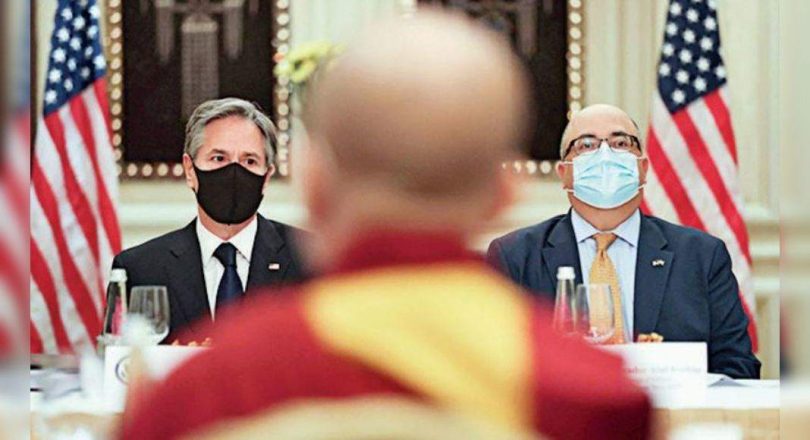 US, India Avoid Stumble on Rights Issue Even when Blinken sent a message to China by meeting Aide Dalai Lama