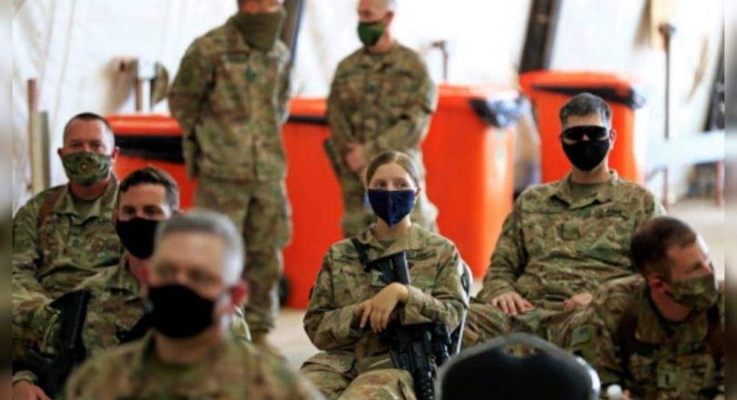 Georgia, US troops held NATO training together in wet conditions near Tbilisi